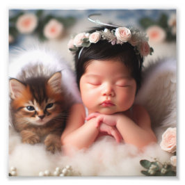 Plakat für neues geborenes Baby Fotodruck