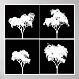 Plakat für rekursive Bäume