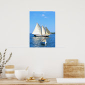 Plakat für Schoner und Hummer (Küche)