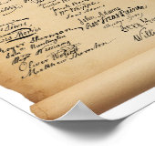 Plakat für Unterzeichner (Ecke)