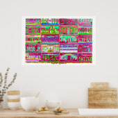 Plakat für Vintage Teller (Küche)