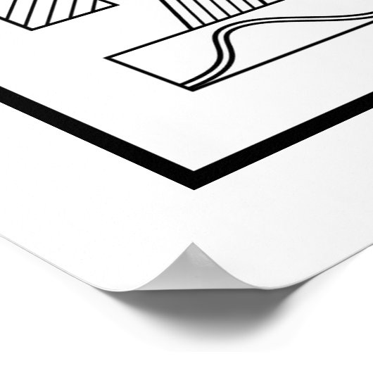 Plakat für weibliche Symbole (Ecke)