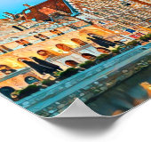 Plakat Gand Belgien Foto Vintage (Ecke)