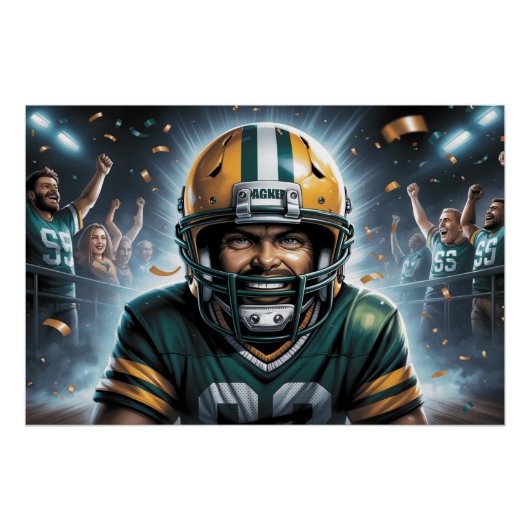 Plakat Green Bay Packers 14 Poster (Vorderseite)