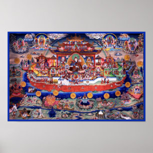 Plakat Gurus Rinpoche - Zangdokpalri