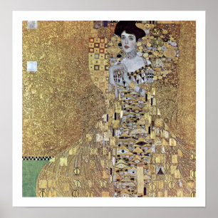 Plakat Gustav Klimt ~ Adele Bloch-Bauer I