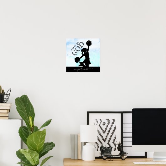 Plakat "Ich juble um Gott" (Heimbüro)