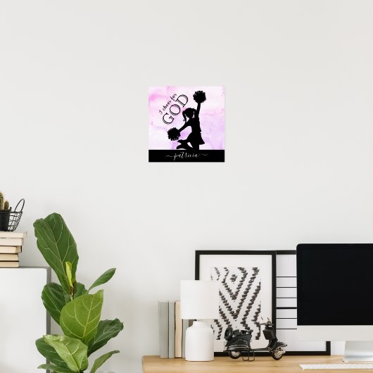 Plakat "Ich juble um Gott" (Heimbüro)