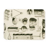 Plakat II: Altes und modernes Schlagzeug Magnet (Horizontal)