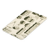 Plakat II: Altes und modernes Schlagzeug Magnet (Linke Seite)