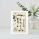 Plakat II: Altes und modernes Schlagzeug Postkarte (Stehend Vorderseite)