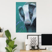 Plakat im Bluebellwald (Heimbüro)