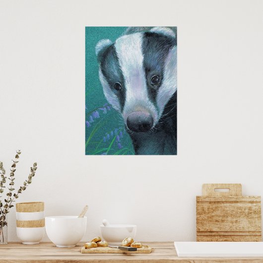 Plakat im Bluebellwald (Küche)