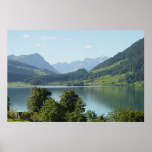 PLAKAT, IN DEN SCHWEIZER ALPEN POSTER