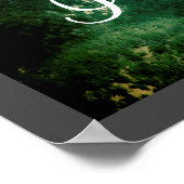 Plakat John Muir zitieren die Berge (Ecke)