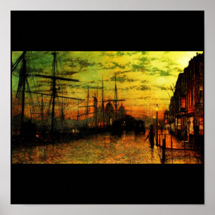 Plakat-Klassisch/Vintag-John Atkinson Grimshaw Poster