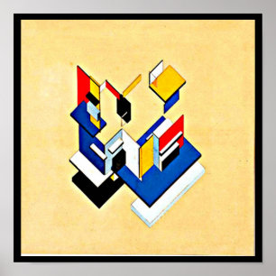 Plakat-Klassisch Vintag-Theo Van Doesburg 20 Poster