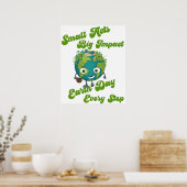 Plakat "Kleine Akte, große Auswirkungen" des Earth (Küche)