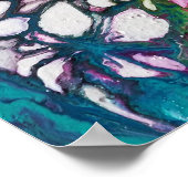 Plakat - Kunst Abstrakt für Wanddekoration (Ecke)