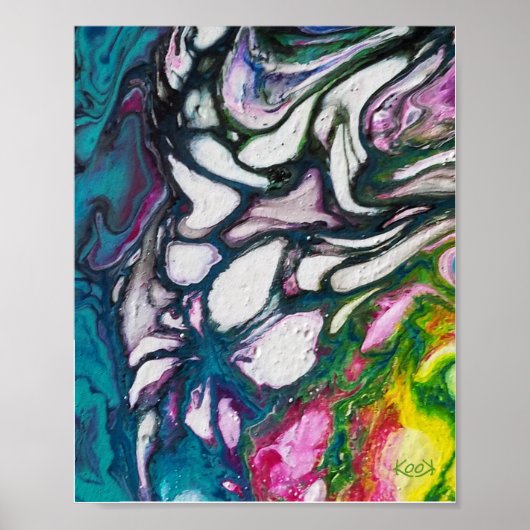 Plakat - Kunst Abstrakt für Wanddekoration (Vorne)