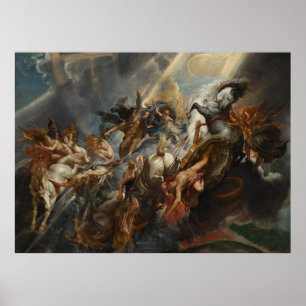 Plakat, Kunst, der Sturz des Phaeton Poster