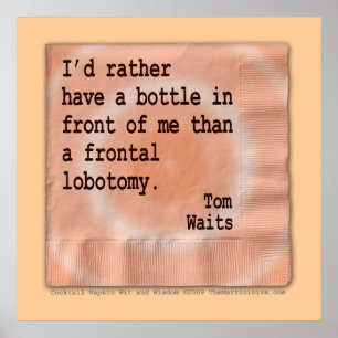 Plakat, Kunst - frontaler Lobotomy Poster