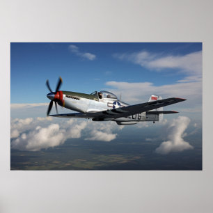 Plakat Kunst Militär Vintage Kriegsflugzeug
