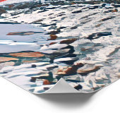 Plakat La Clusaz Skistation (Ecke)