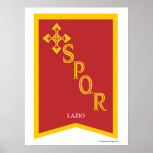 Plakat Lazios Italien