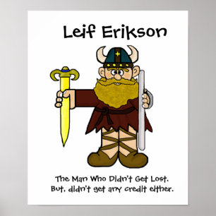 Plakat Leif Erikson