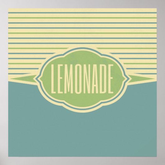 Plakat "Lemonade" (Vorne)