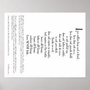 PLAKAT - LIEBE IST… 1 Korinther-13:1 - 3 (Teil 1)