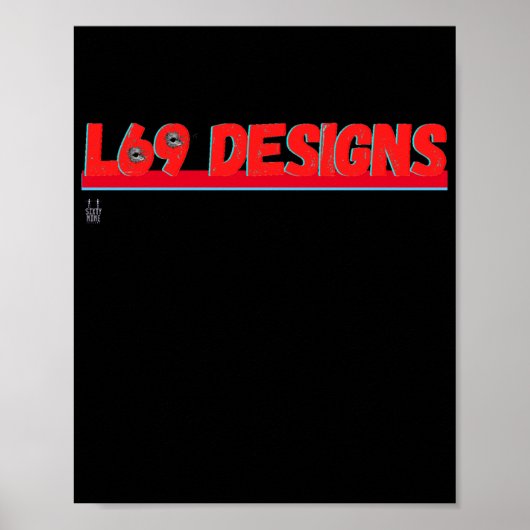 Plakat "LOGO L69 Designs" (Vorne)
