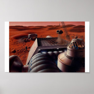 Plakat-Mars-Basis Poster
