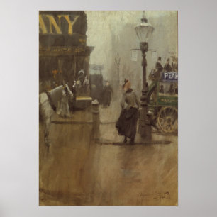 Plakat mit Anders Zorn-Malen