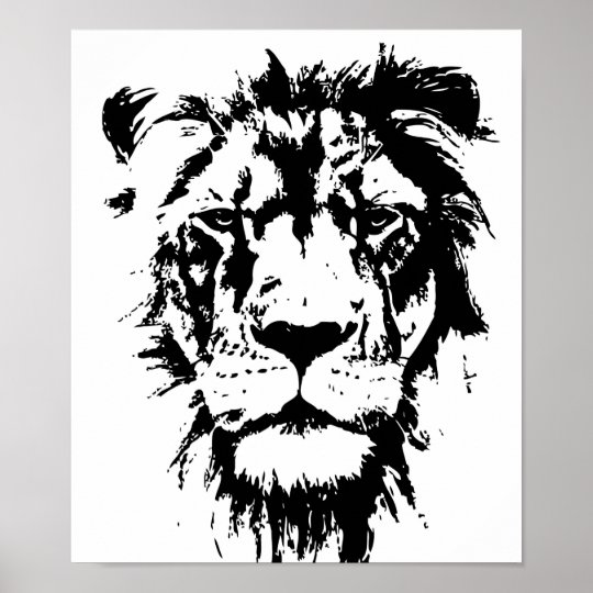 Plakat Mit Einem Schwarzweiss Druck Lowe Zazzle De
