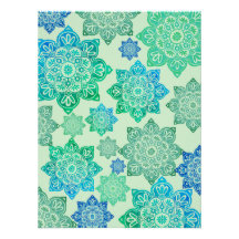 Plakat mit grünen und blauen Medaillen