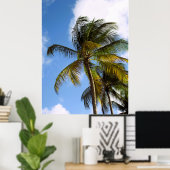 Plakat mit Palme (Heimbüro)