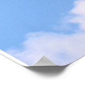 Plakat mit Palme (Ecke)