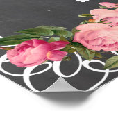 Plakat mit Tafel, Hochzeitstipendium (Ecke)