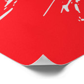 Plakat mit Totenkopf-Design (Ecke)