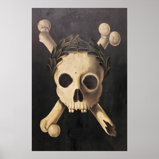 Plakat Mittelalterliches Pestpanel (Schwarzer Tod) (Vorne)