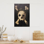 Plakat Mittelalterliches Pestpanel (Schwarzer Tod) (Küche)
