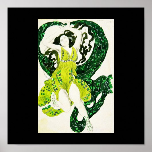 Plakat-Mode Kunst-Bakst 20 Poster (Vorne)