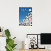 Plakat Montpellier Foto Vintage (Heimbüro)
