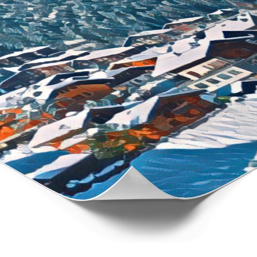 Plakat Morzine Skistation (Ecke)