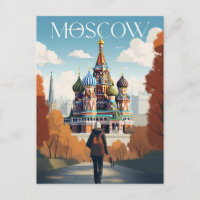 Plakat - Moscow - Russia - Saint Basil’s Cathedral