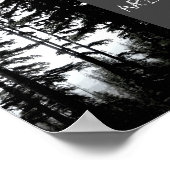 Plakat Muir zitieren die Berge rufen (Ecke)