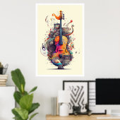 Plakat Musikparty (Heimbüro)