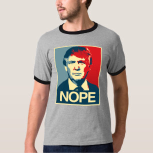Plakat Nope - Donald Trump - T-Shirt